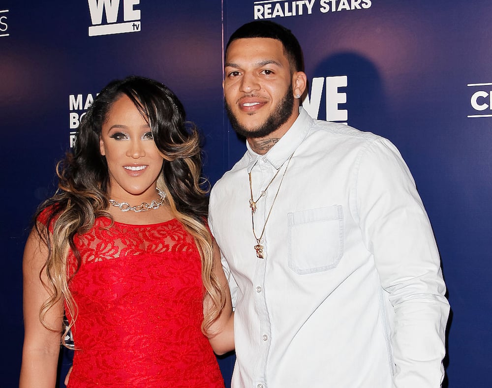 Natalie Nunn and Jacob Payne attend WE TV's 'Marriage Boot Camp' reality stars & 'David Tutera's Celebrations' premiere party