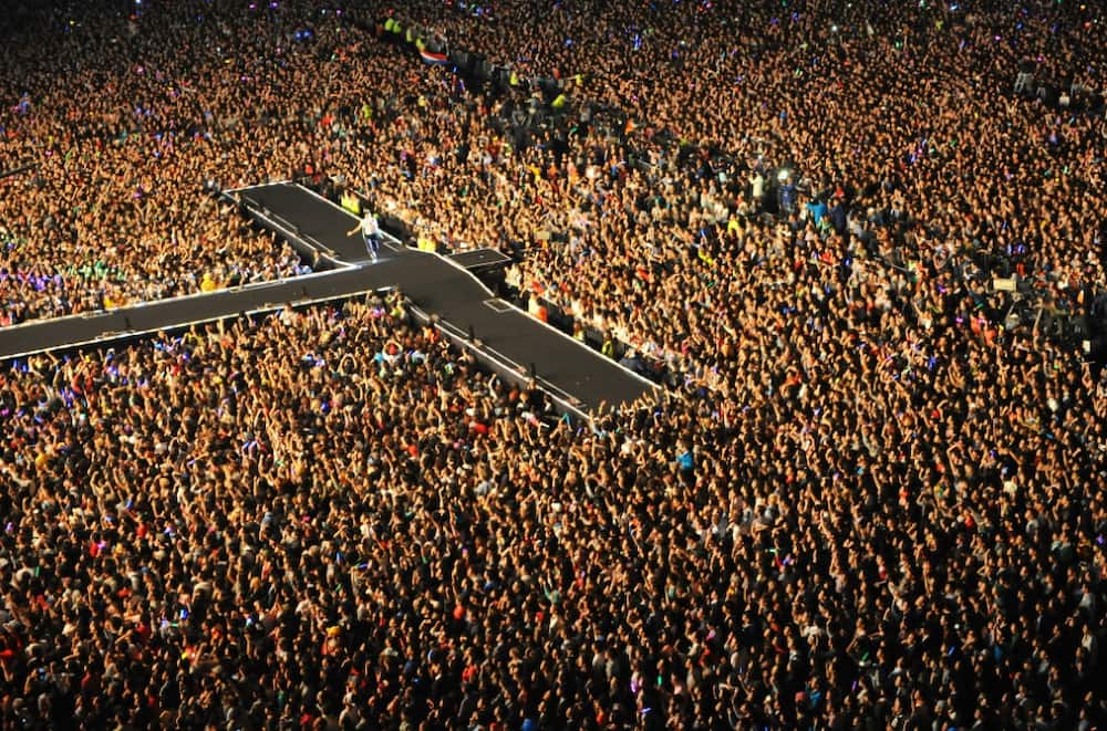 Psy performs in central Seoul on October 4, 2012, in front of an estimated 80,000 fans