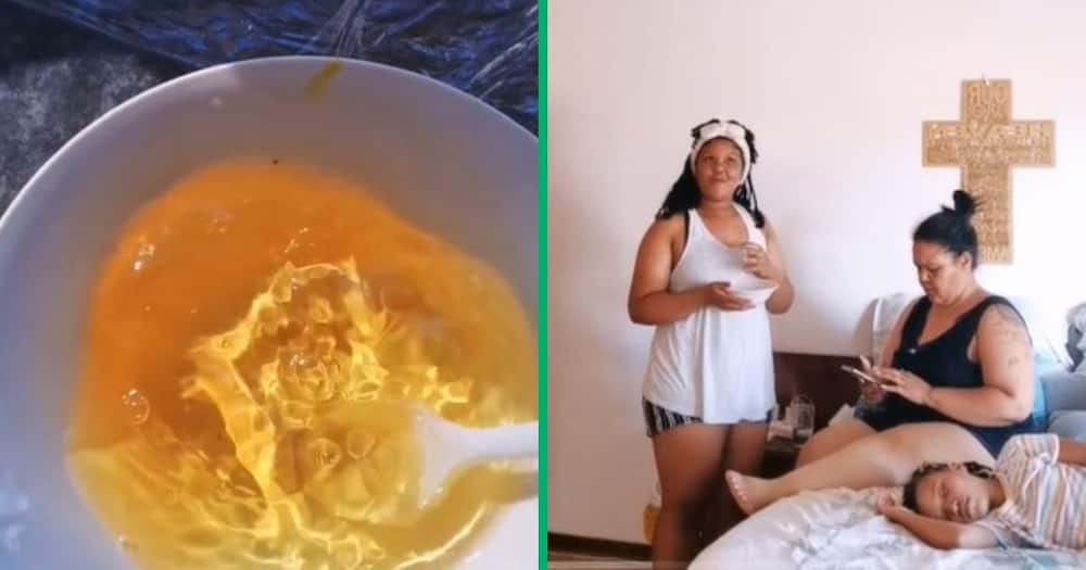 A TikTok video shows a teen pranking her mom