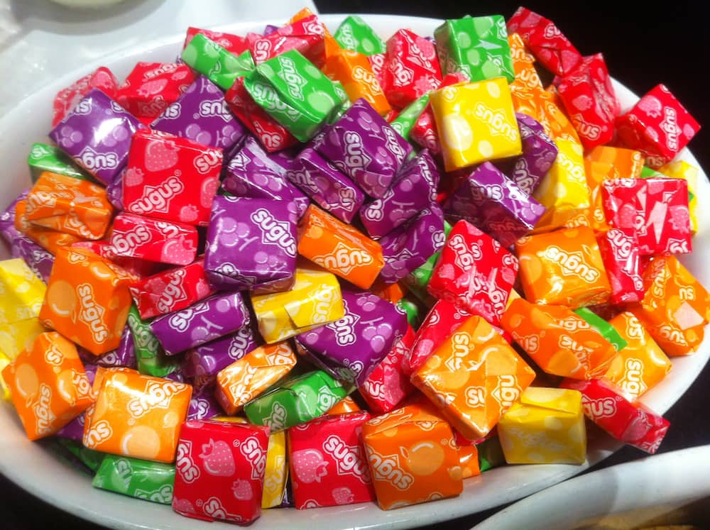 What sweets can you only get in South Africa?