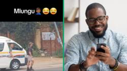 White gent takes wheel of Toyota Quantum taxi in viral TikTok video, Mzansi shows him love