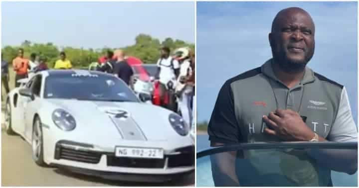 Photos as Ghanaian millionaire Ibrahim Mahama shows off his luxury cars