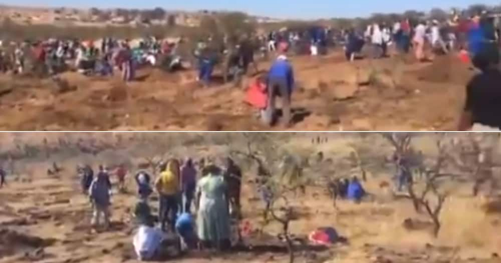 ‘Diamond Rush’: Video Shows People Illegally Mining Diamonds in KZN