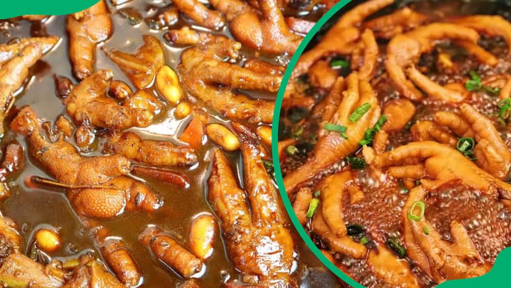How do you prepare chicken feet to eat?