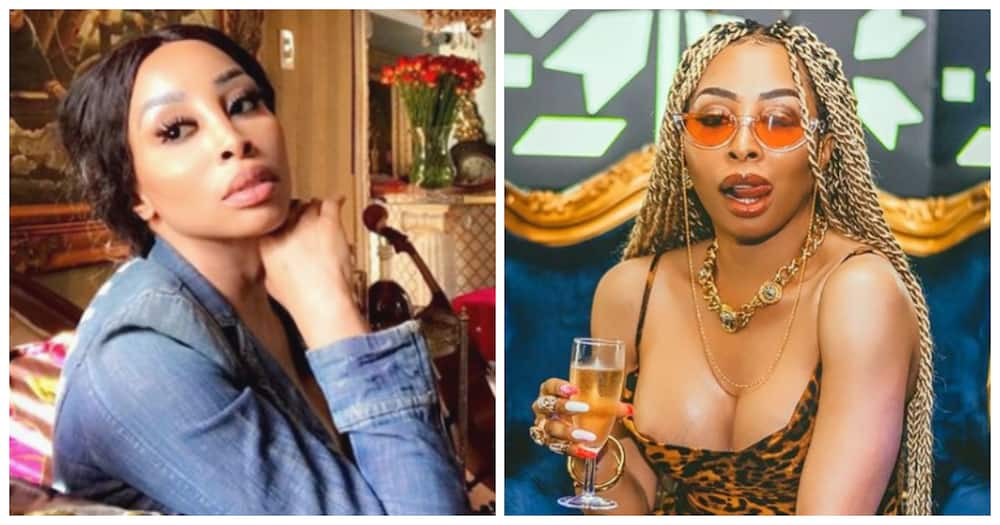 Khanyi Mbau leaves Kudzai in Dubai, flies back to father’s grave in Mzansi