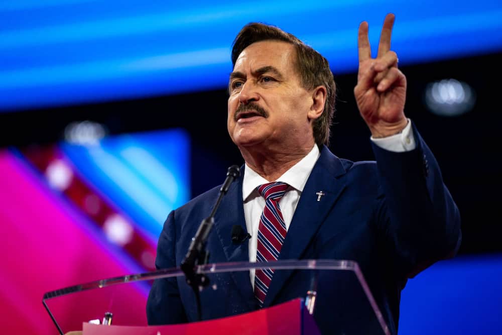 Mike Lindell during the Conservative Political Action Conference (CPAC)