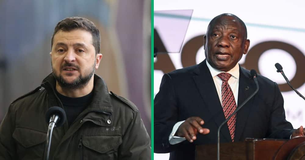 Volodymyr Zelenskyy met with African leaders including Cyril Ramaphosa