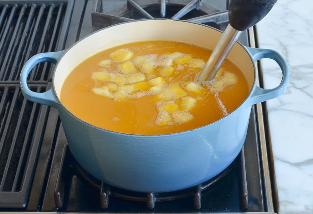 sweet potato and butternut soup