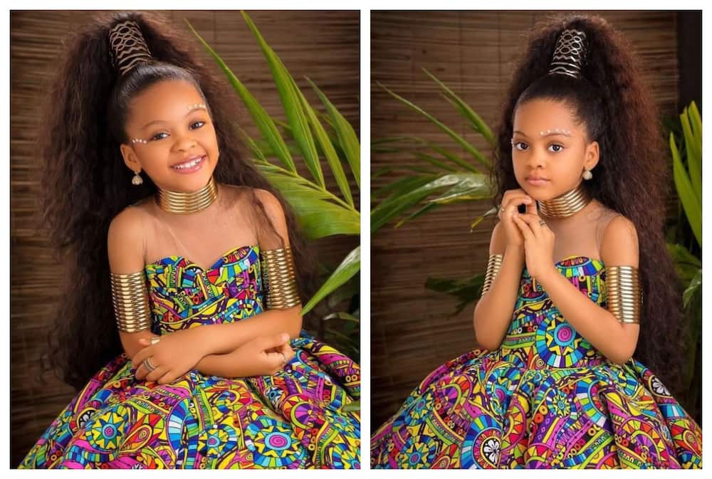 Beautiful children gown styles for girls: best lace and Ankara