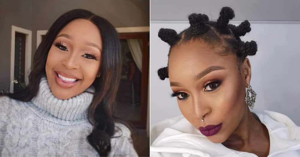 Minnie Dlamini shares adorable throwback with her childhood friend