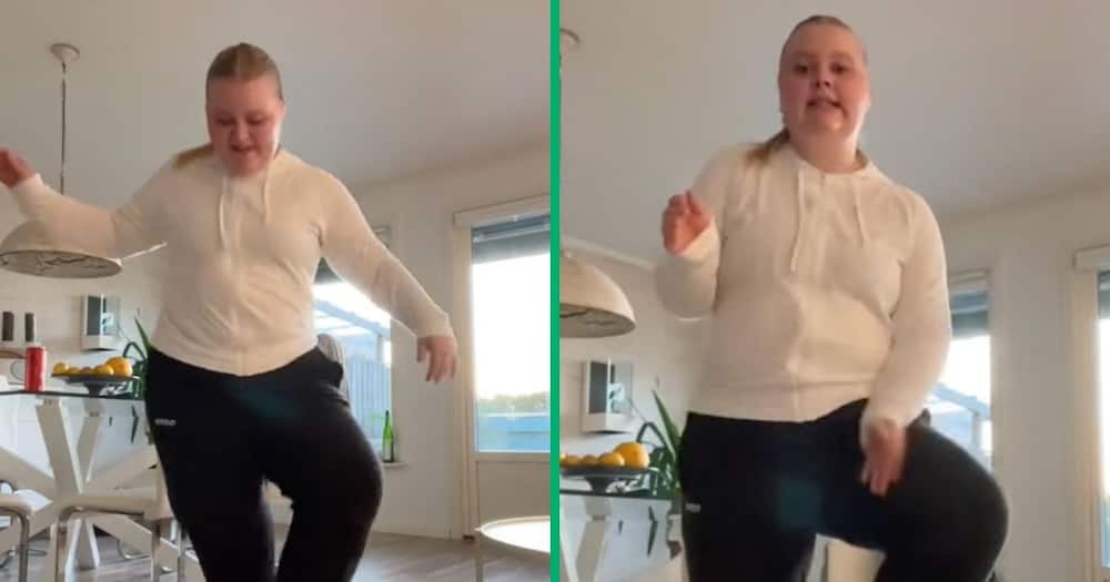 Woman impresses Mzansi with her flawless moves.