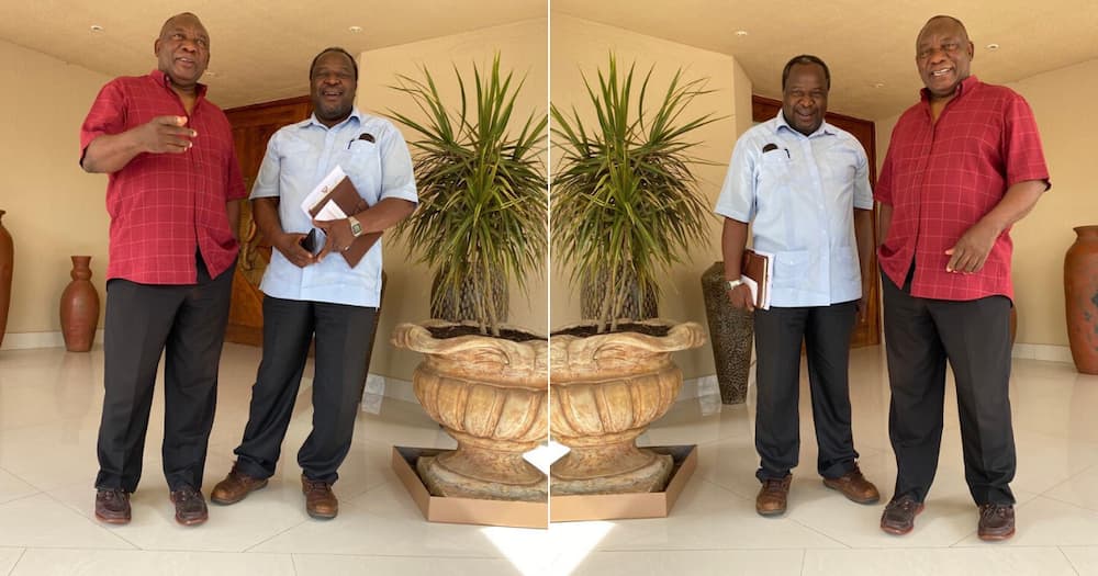 Tito Mboweni throws shade Ramaphosa's shoes: "Mine are a better class"