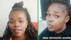 TikTok video of woman ranting about domestic workers goes viral, Mzansi slams controversial take on helpers: "Heartless"