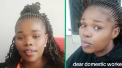 TikTok video of woman ranting about domestic workers goes viral, Mzansi slams controversial take on helpers: "Heartless"