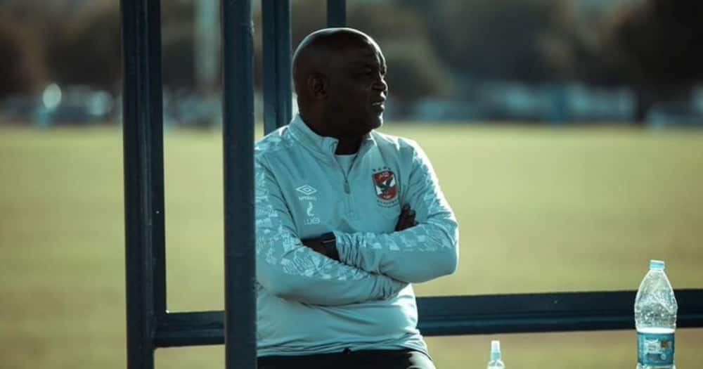 Al Ahly coach Pitso Mosimane says he also faced insults from fans after leaving Supersport United. Image: @AlAhlyEnglish/Twitter