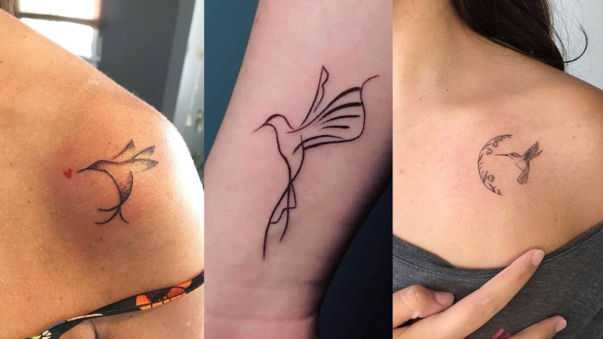 Hummingbird tattoo | Line tattoos, Simple arm tattoos, One line tattoo