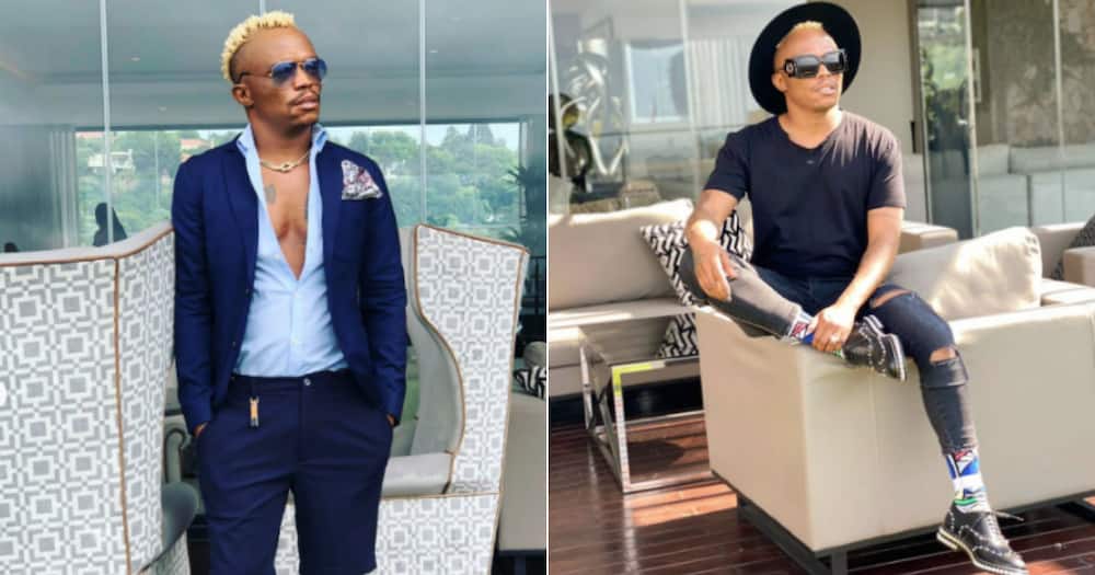 Rich uncle vibes: Somizi Mhlongo shows off a new luxury office