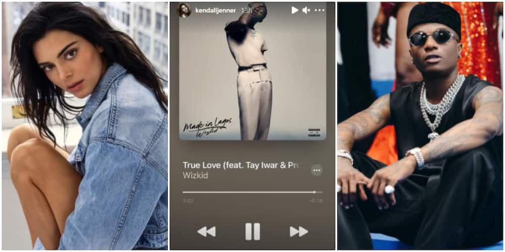 Kendall Jenner escucha True Love