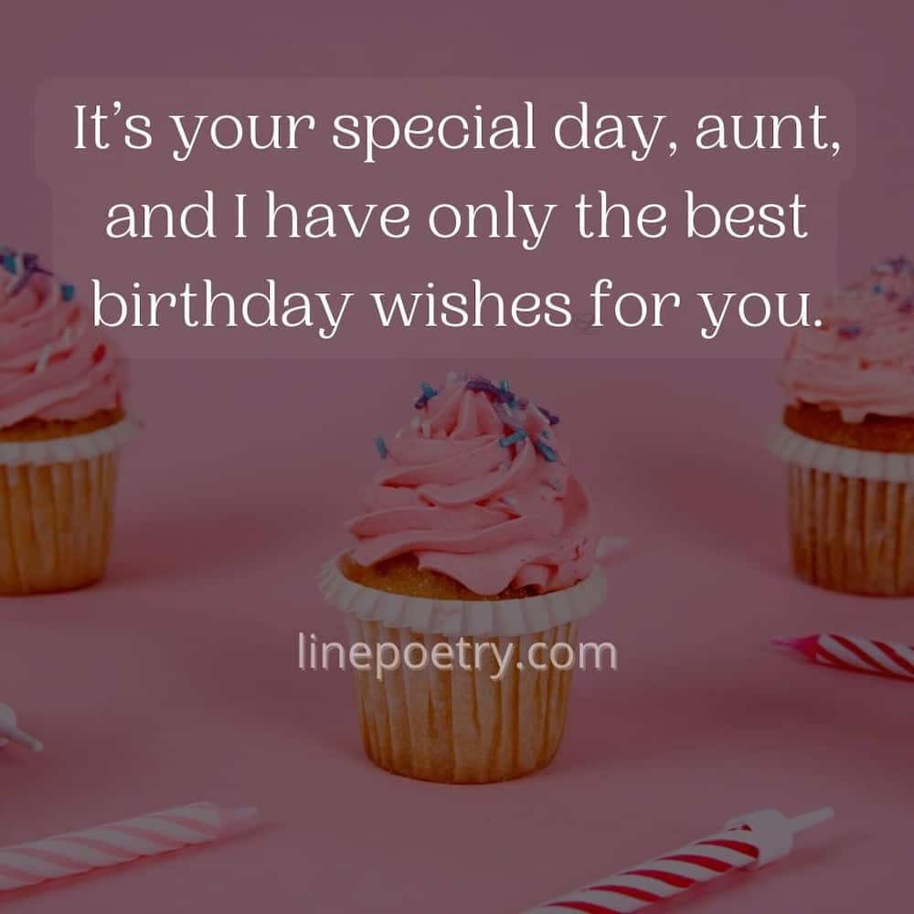 Sweet happy birthday aunty messages