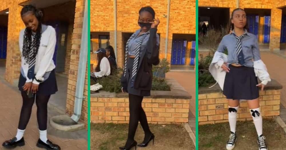 TikTok video of Curro students with pimped outfits