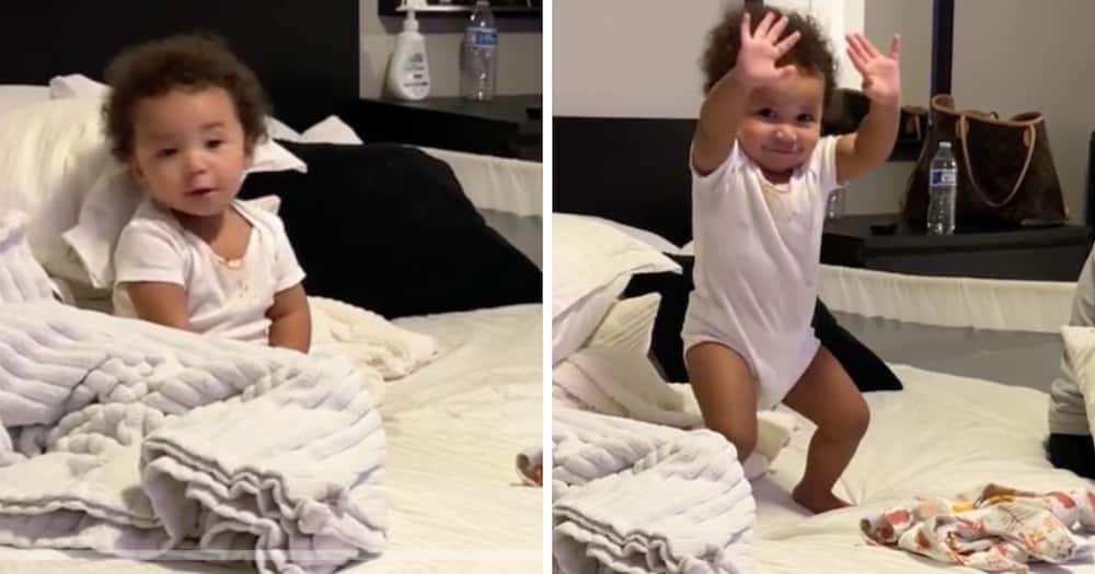 Adorable baby steals the show on TikTok