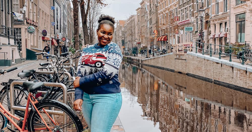 A beautiful SA woman recently shared snaps of herself in Amsterdam