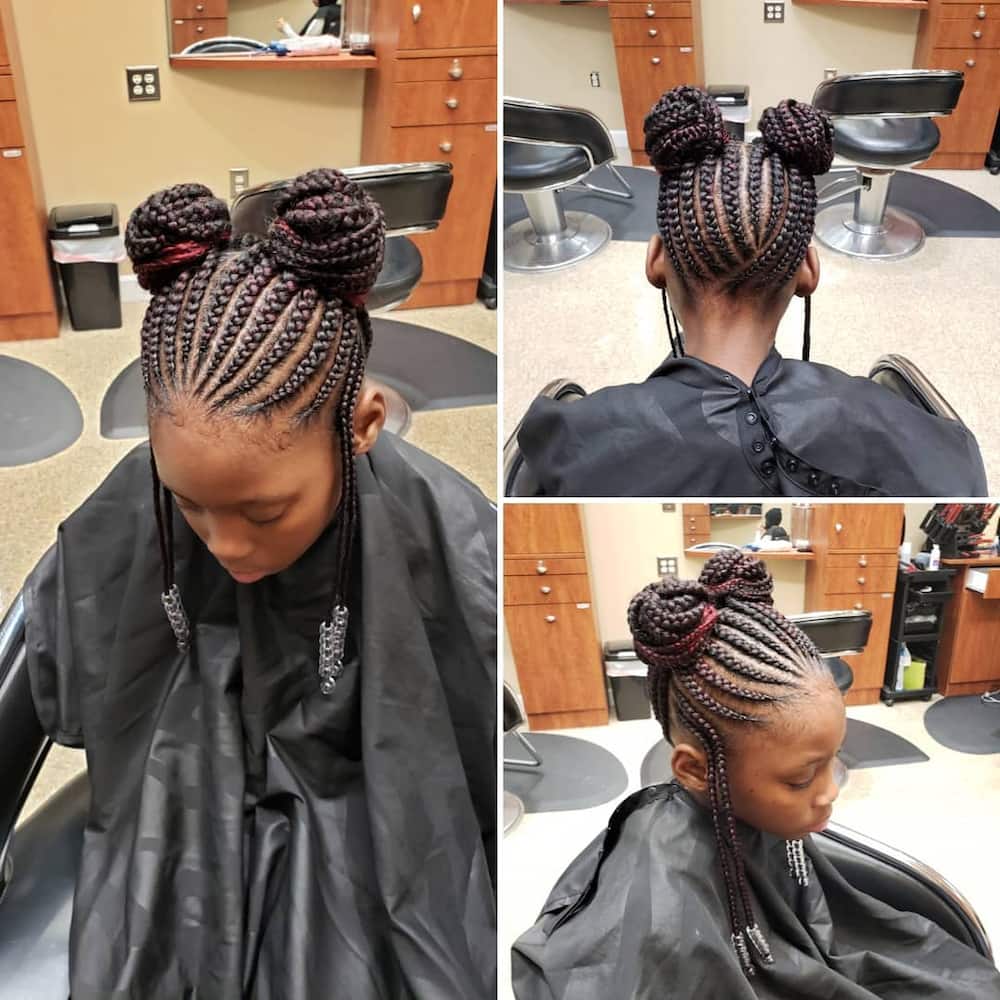 Beautiful Cornrows Hairstyles - It is forming thicker braids at the top ...