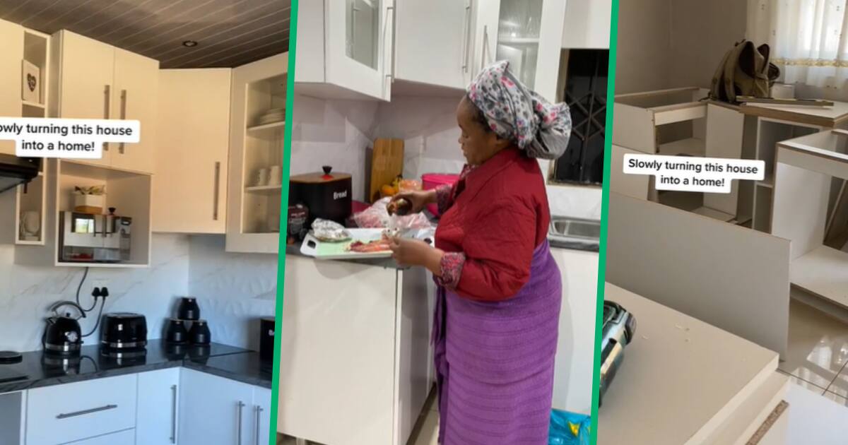 Proud South African Woman Shows Off Beautiful Kitchen Renovation In