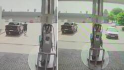 Ford Ranger gets stolen from petrol station, footage has the Mzansi people tripping over how easy it was