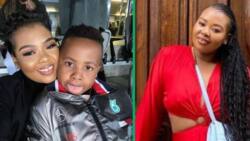 Anele Mdoda and son take over Italy, 4 photos of family moment inspires other moms