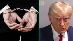 Donald Trump expresses outrage following arrest for racketeering and conspiracy, mugshot makes waves