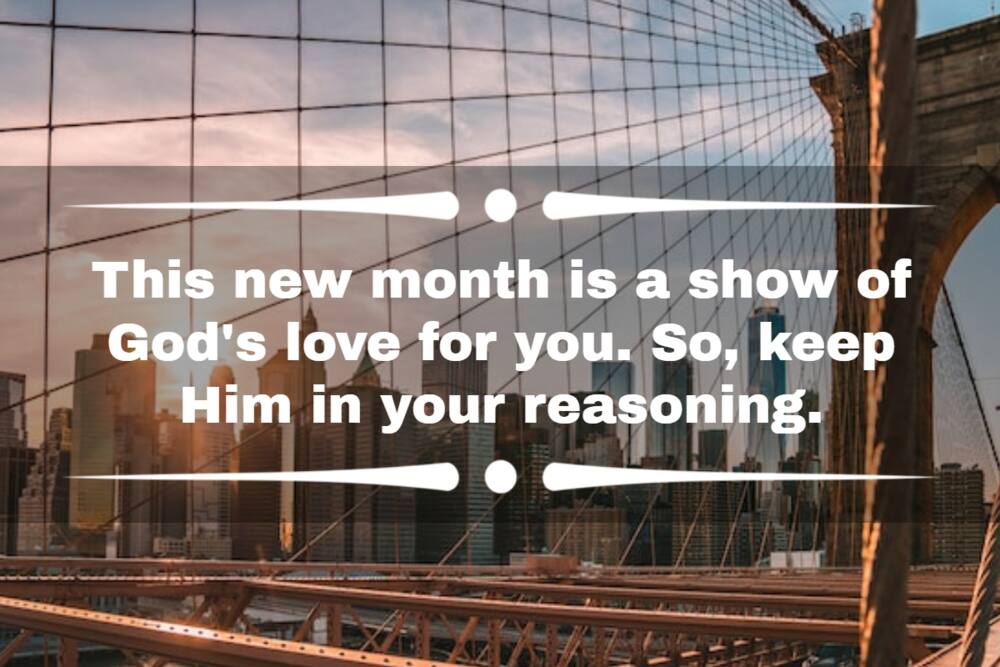 What does a new month signify?