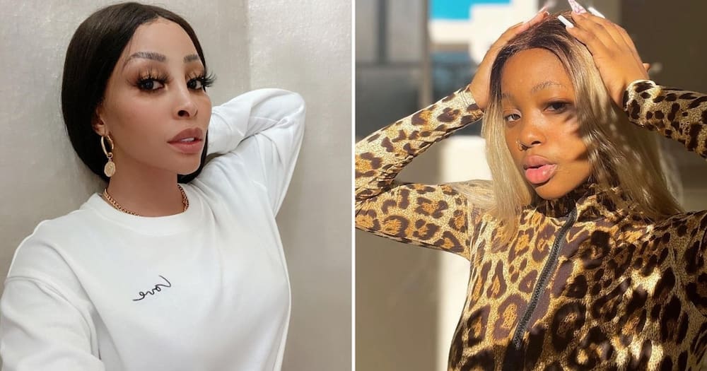 Khanyi Mbau revealed that her daughter