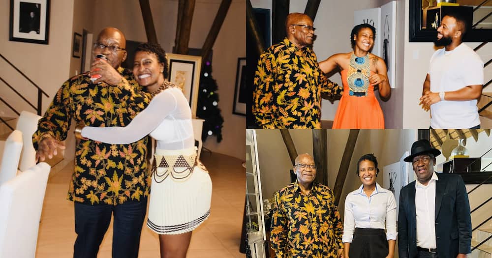Duduzile Zuma Laughs Heartily at Her Dad's "Tea Shirt Challenge"