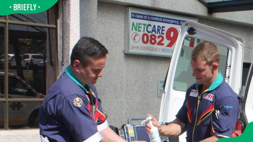 Netcare paramedic maintain hygiene