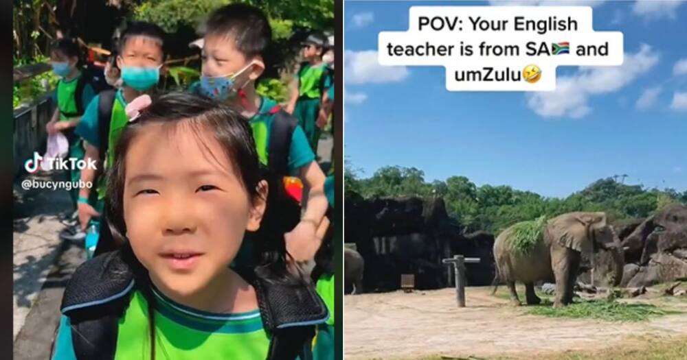 South African teacher tells students isiZulu word for elephant