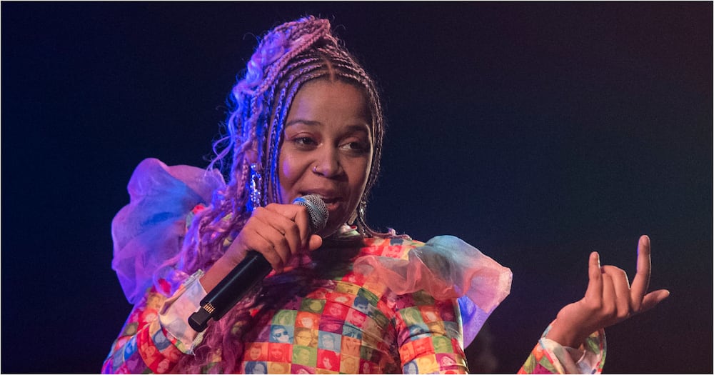 Sho Madjozi performs in Tanzania, doesn't let the rain stop her