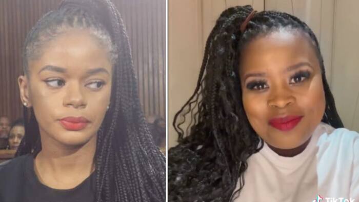 Coconut Kelz become TikTokker of the Week as she parodies Dr Nandipha's aesthetic before court appearances