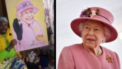 Rasta showcases beautiful painting of late Queen of England