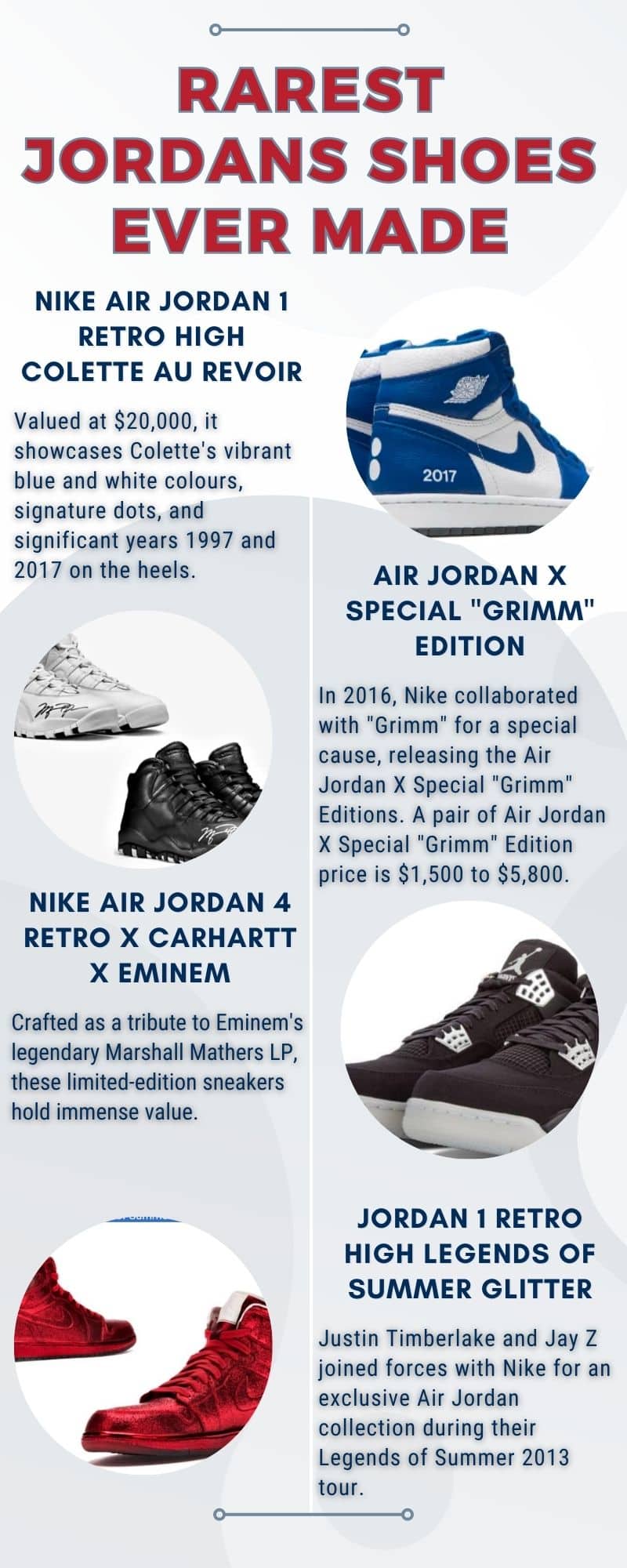 The rarest Jordans shoes