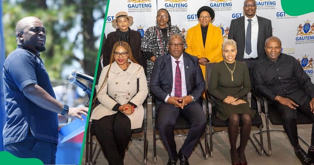 The Democratic Alliance's Gauteng leader Solly Msimanga, dissed Panyaza Lesufi's cabinet of MECs