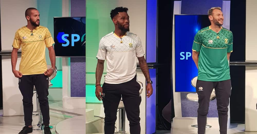 Tweeps shared reactions to Bafana Bafana redesigned jersey