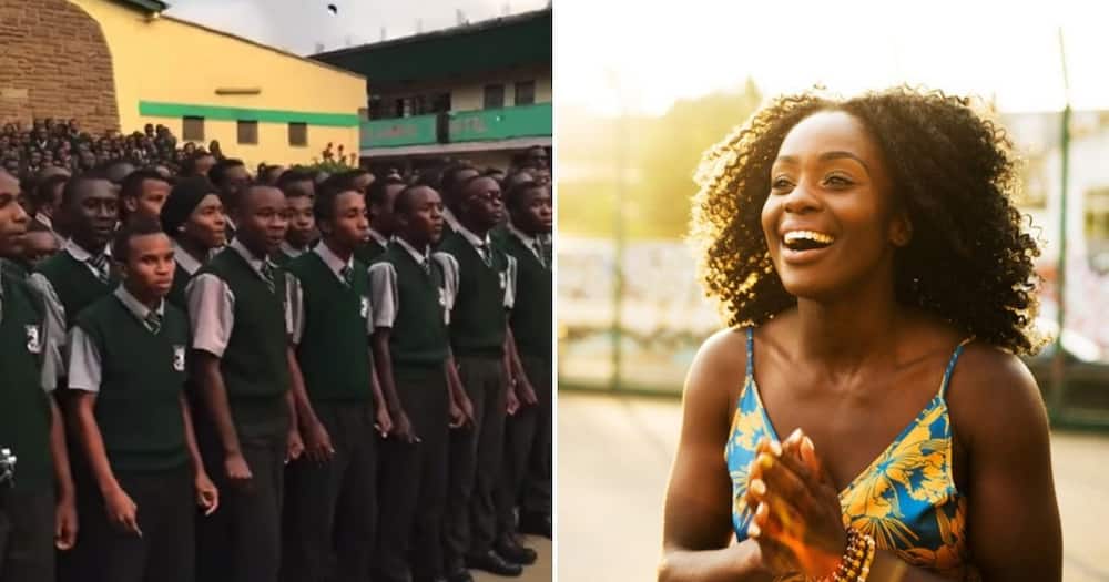 Video, African, School Pupils, Singing, Mzansi