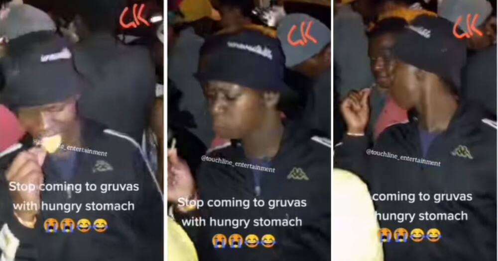 Video, Dance, Mzansi, Man Snacking on Chips, Groove, Offering Guy a Bite, No Sharing, SA