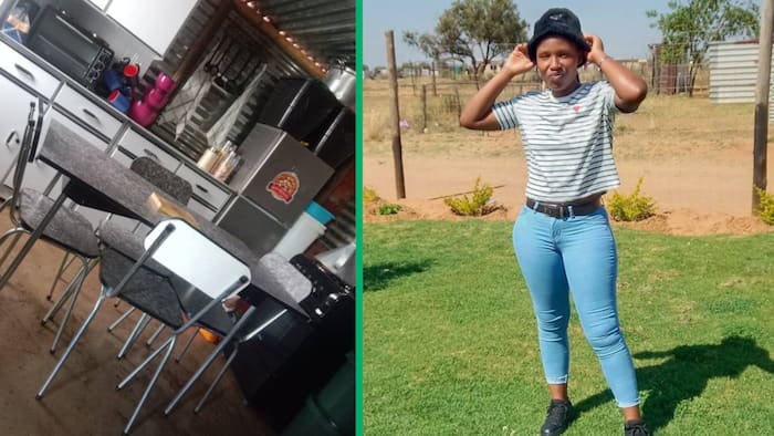 "Everything is perfect": Young lady posts neat shack and warms hearts with pics