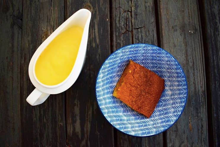 malva pudding recipe without cream