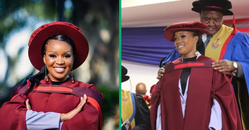 The lady obtained a PhD in Nursing from the University of Venda