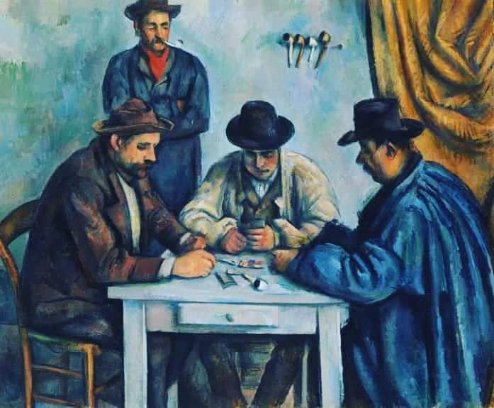 The Card Players' painting