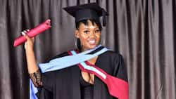 Beautiful lady Fhulufhelo celebrates bagging degree, Saffas beam with pride