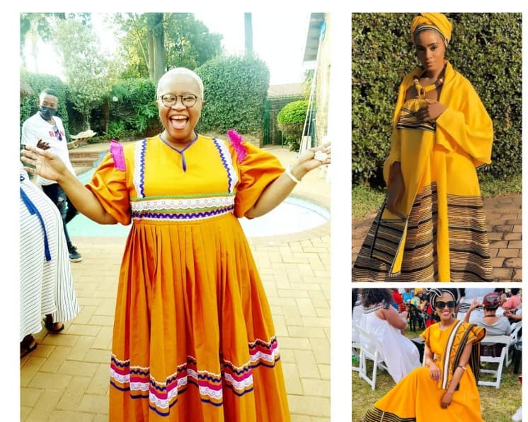 Sepedi plus-size African traditional dresses